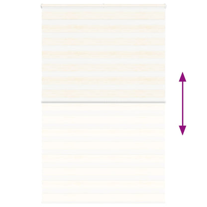 vidaXL Zebra Blind Marble Beige 145x200 cm Fabric Width 140.9 cm Polyester 5