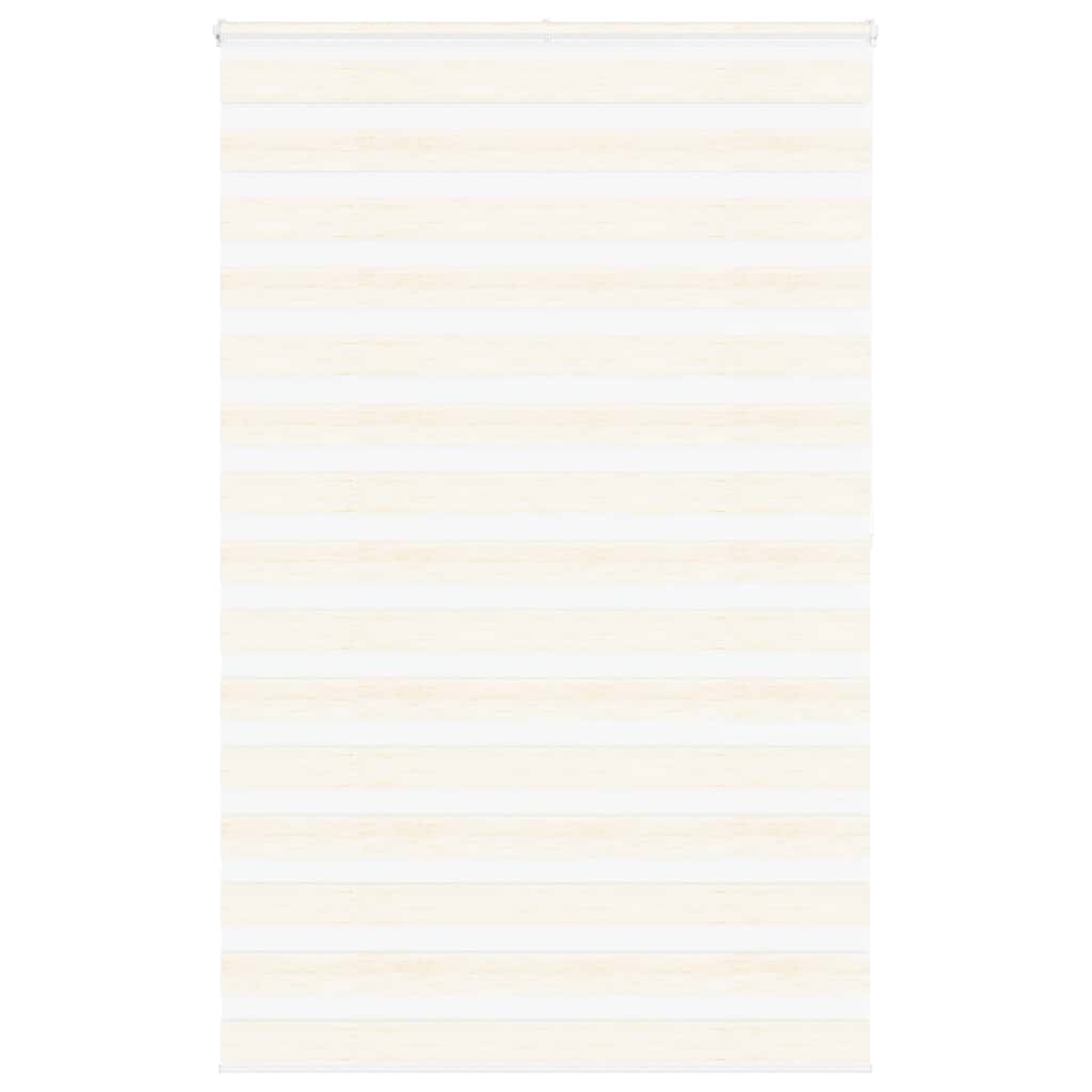 vidaXL Zebra Blind Marble Beige 150x200 cm Fabric Width 145.9 cm Polyester 1