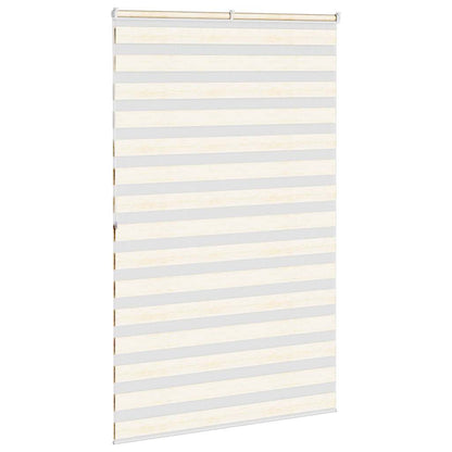 vidaXL Zebra Blind Marble Beige 150x200 cm Fabric Width 145.9 cm Polyester 4