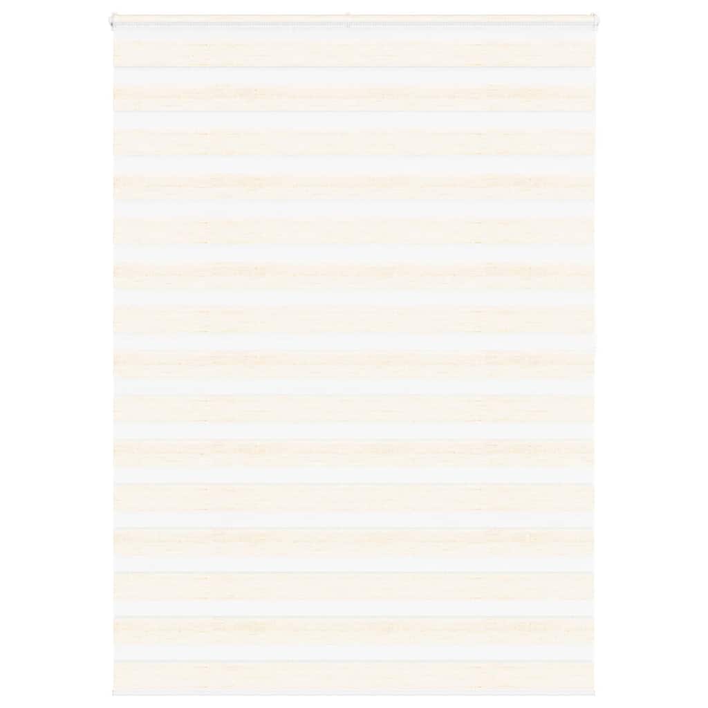 vidaXL Zebra Blind Marble Beige 155x200 cm Fabric Width 150.9 cm Polyester 1