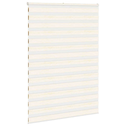 vidaXL Zebra Blind Marble Beige 160x200 cm Fabric Width 155.9 cm Polyester 3