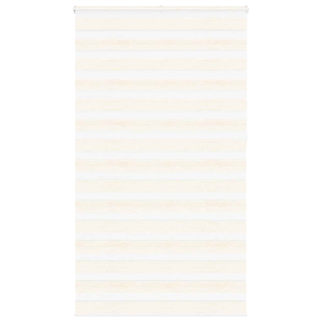 vidaXL Zebra Blind Marble Beige 125x230 cm Fabric Width 120.9 cm Polyester 1