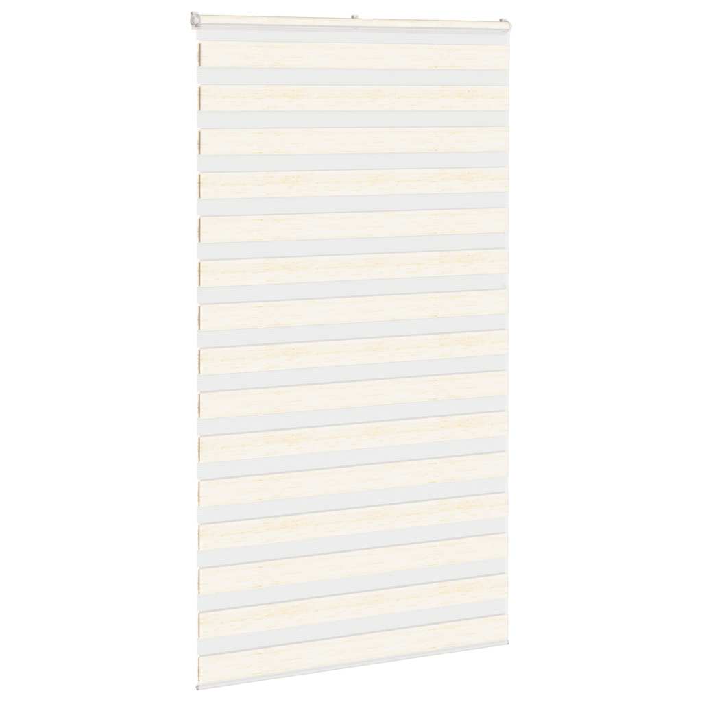 vidaXL Zebra Blind Marble Beige 135x230 cm Fabric Width 130.9 cm Polyester 3