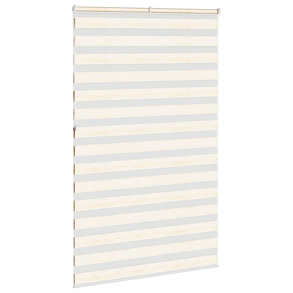 vidaXL Zebra Blind Marble Beige 145x230 cm Fabric Width 140.9 cm Polyester 4