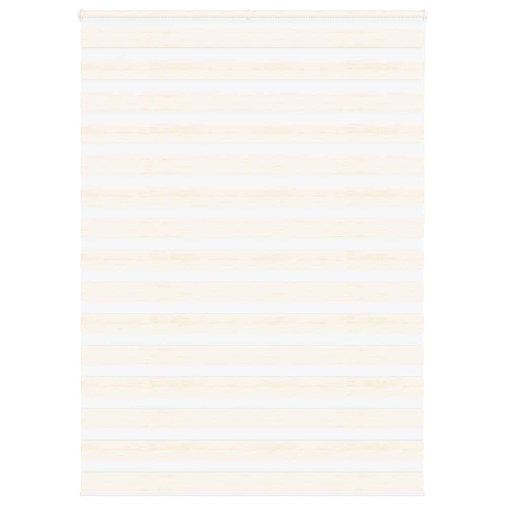 vidaXL Zebra Blind Marble Beige 155x230 cm Fabric Width 150.9 cm Polyester 1