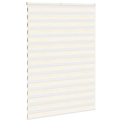 vidaXL Zebra Blind Marble Beige 160x230 cm Fabric Width 155.9 cm Polyester 3