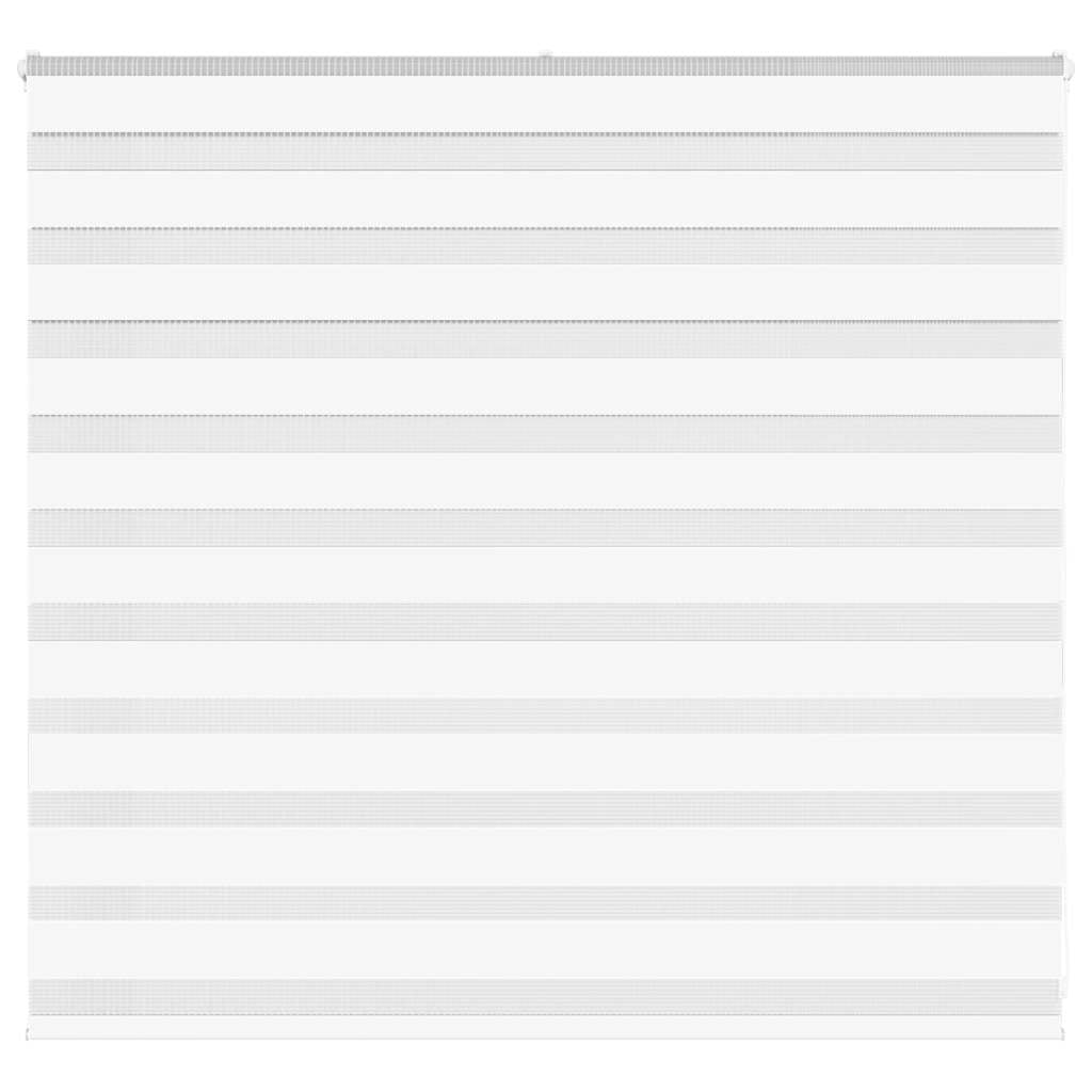vidaXL Zebra Blind White 165x100 cm Fabric Width 160.9 cm Polyester 1