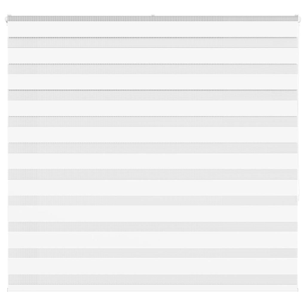 vidaXL Zebra Blind White 155x150 cm Fabric Width 150.9 cm Polyester 1