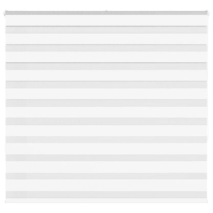 vidaXL Zebra Blind White 155x150 cm Fabric Width 150.9 cm Polyester 1