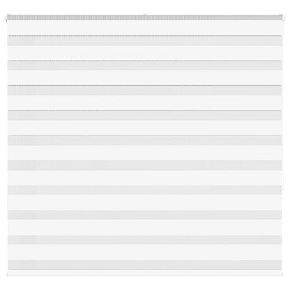 vidaXL Zebra Blind White 165x150 cm Fabric Width 160.9 cm Polyester 1