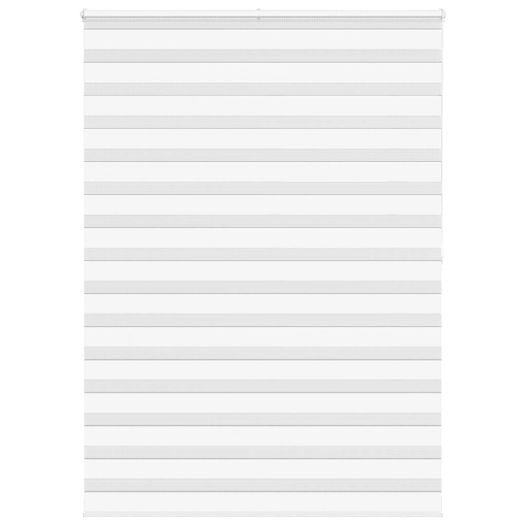 vidaXL Zebra Blind White 155x200 cm Fabric Width 150.9 cm Polyester 1