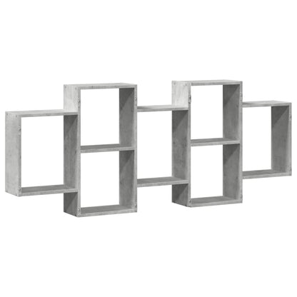 vidaXL Wall Shelf Concrete Grey 159x18x65 cm Engineered Wood 6
