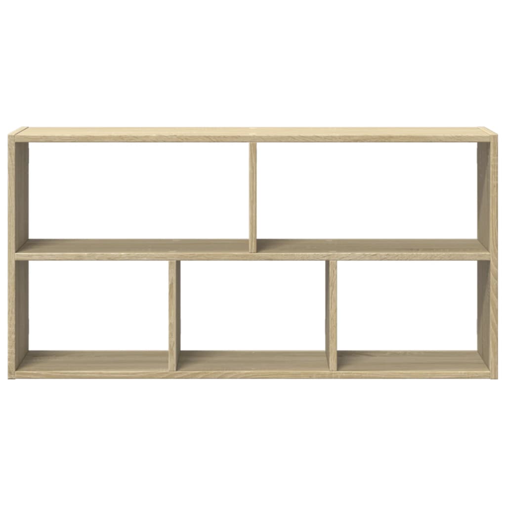 vidaXL Wall Shelf Sonoma Oak 100x25x50 cm Engineered Wood 4