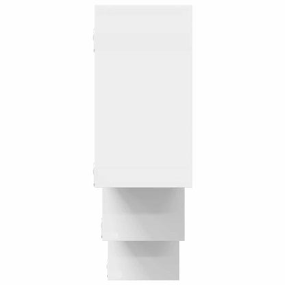 vidaXL Wall Shelf White 159x18x66 cm Engineered Wood 5