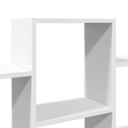 vidaXL Wall Shelf White 159x18x66 cm Engineered Wood 6