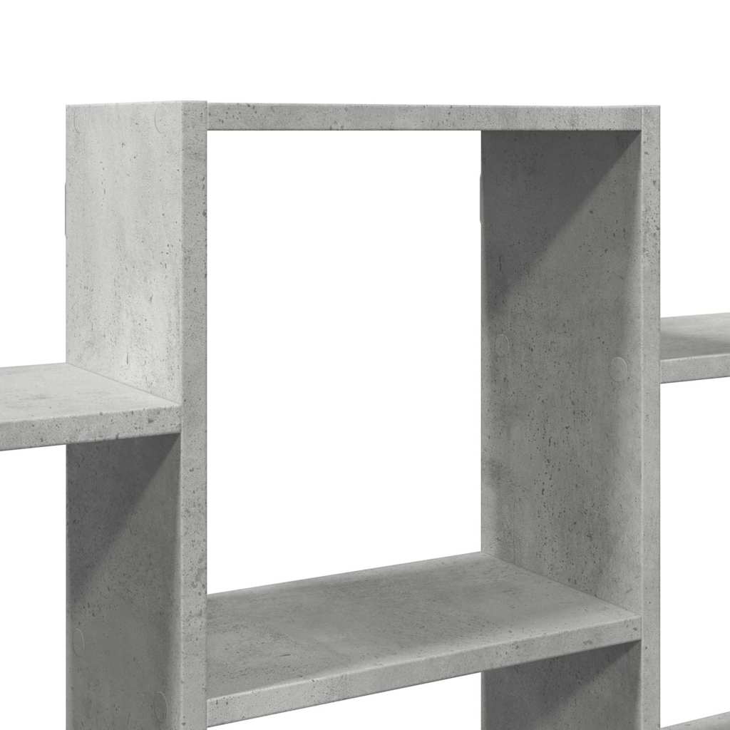 vidaXL Wall Shelf Concrete Grey 159x18x66 cm Engineered Wood 6
