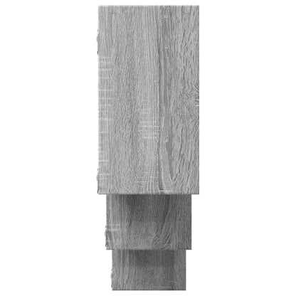 vidaXL Wall Shelf Grey Sonoma 159x18x66 cm Engineered Wood 5