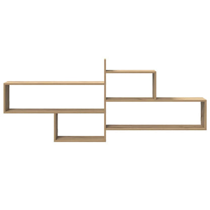 vidaXL Wall Shelf Artisian Oak 167,5x18x68 cm Engineered Wood 3