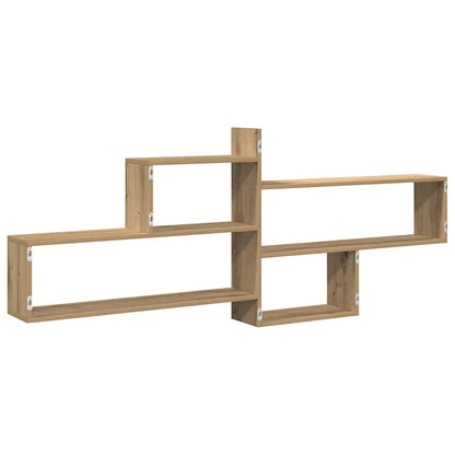 vidaXL Wall Shelf Artisian Oak 167,5x18x68 cm Engineered Wood 4