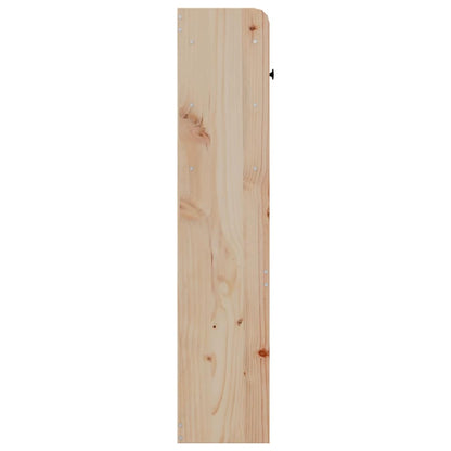 vidaXL Headboard with Storage 75 cm Solid Wood Pine 5