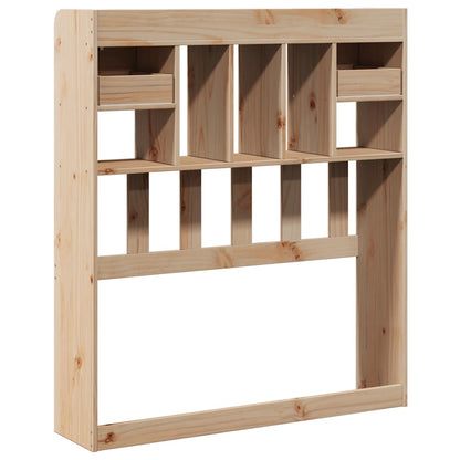 vidaXL Headboard with Storage 75 cm Solid Wood Pine 6
