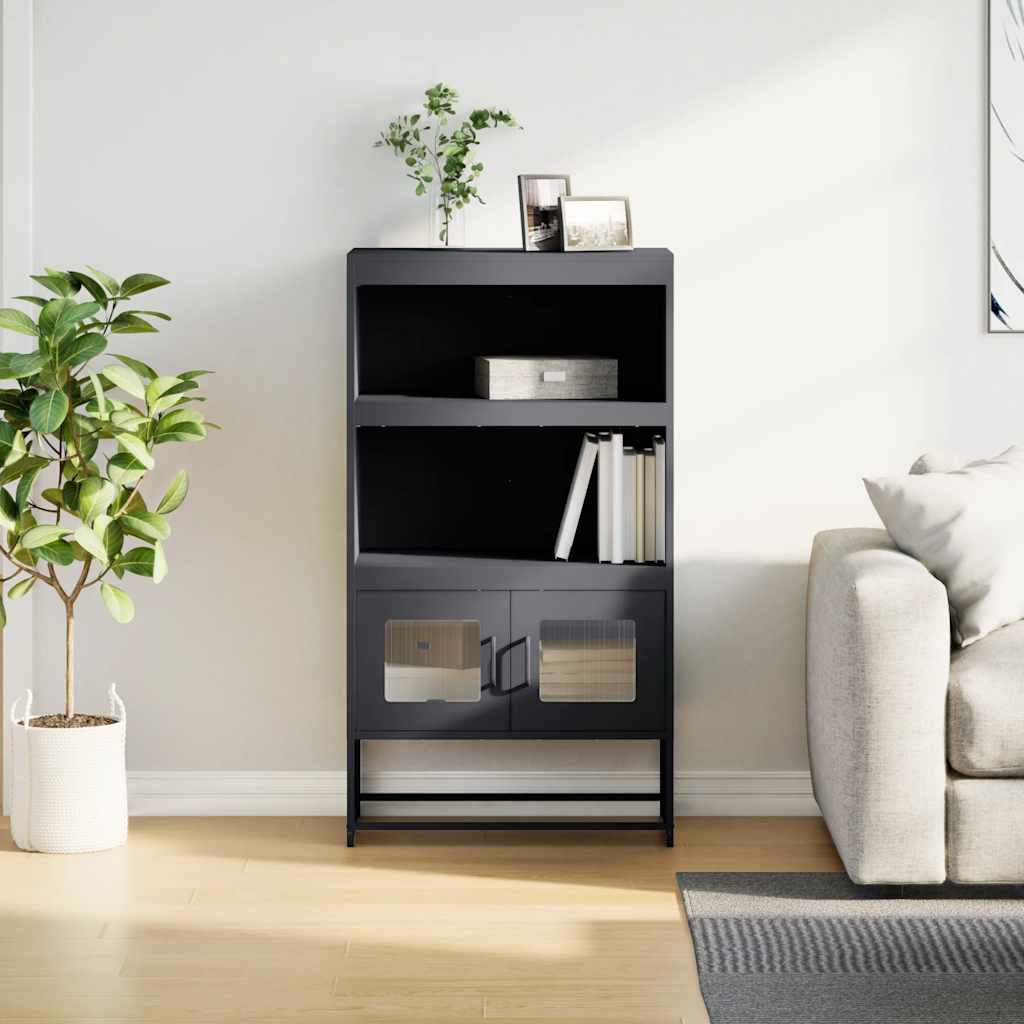 vidaXL Highboard Anthracite 68x39x123 cm Steel 3