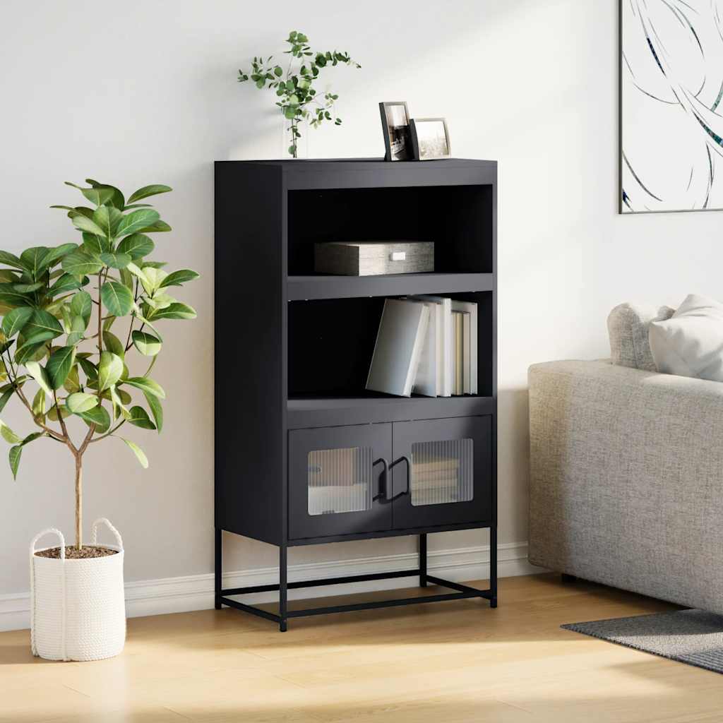 vidaXL Highboard Anthracite 68x39x123 cm Steel 4