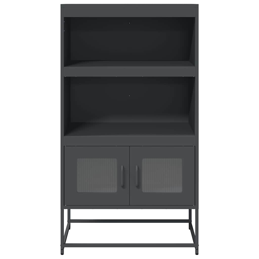 vidaXL Highboard Anthracite 68x39x123 cm Steel 5