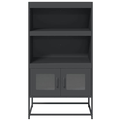 vidaXL Highboard Anthracite 68x39x123 cm Steel 5