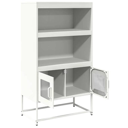 vidaXL Highboard White 68x39x123 cm Steel 6