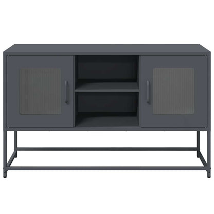 vidaXL TV Cabinet Anthracite 100.5x39x60.5 cm Steel 5
