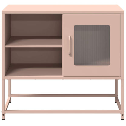 vidaXL TV Cabinet Pink 68x39x60.5 cm Steel 5