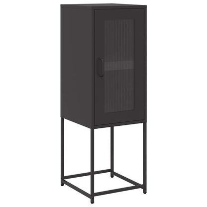 vidaXL Sideboard Black 36x39x107 cm Cold-rolled Steel 2
