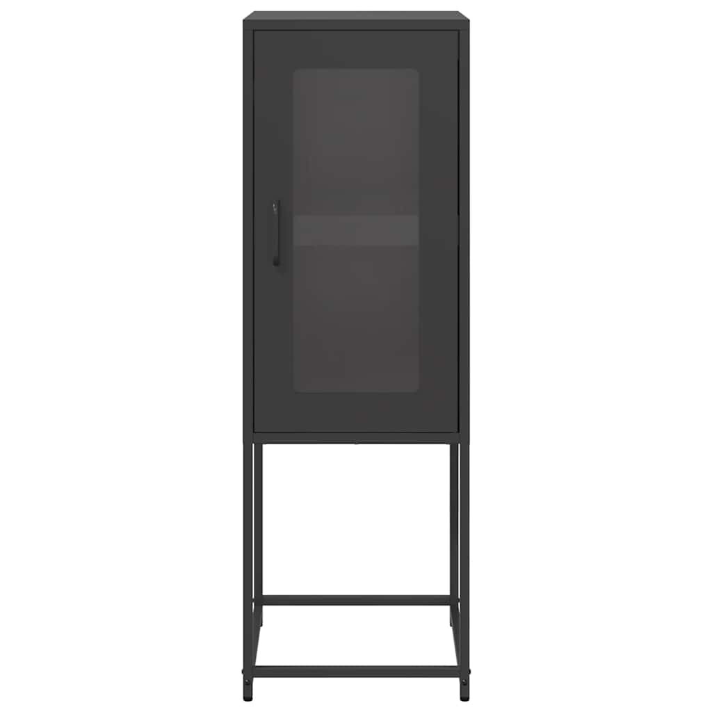 vidaXL Sideboard Black 36x39x107 cm Cold-rolled Steel 5