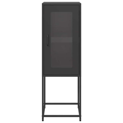 vidaXL Sideboard Black 36x39x107 cm Cold-rolled Steel 5