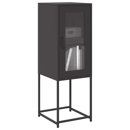 vidaXL Sideboard Black 36x39x107 cm Cold-rolled Steel 1