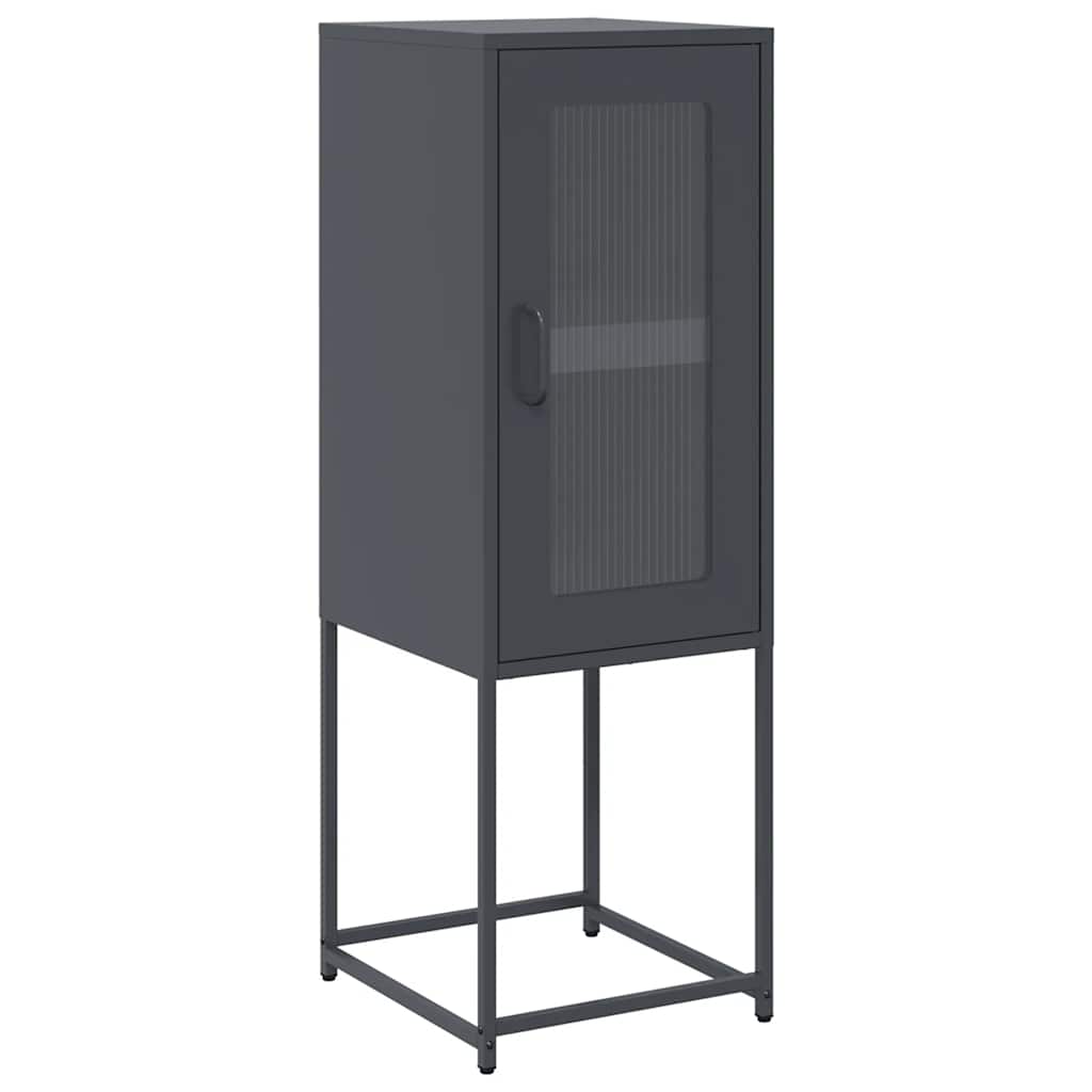 vidaXL Sideboard Anthracite 36x39x107 cm Cold-rolled Steel 2