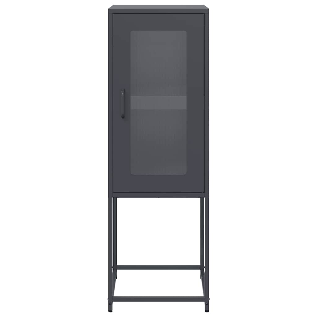 vidaXL Sideboard Anthracite 36x39x107 cm Cold-rolled Steel 5