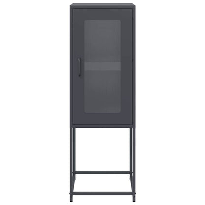 vidaXL Sideboard Anthracite 36x39x107 cm Cold-rolled Steel 5