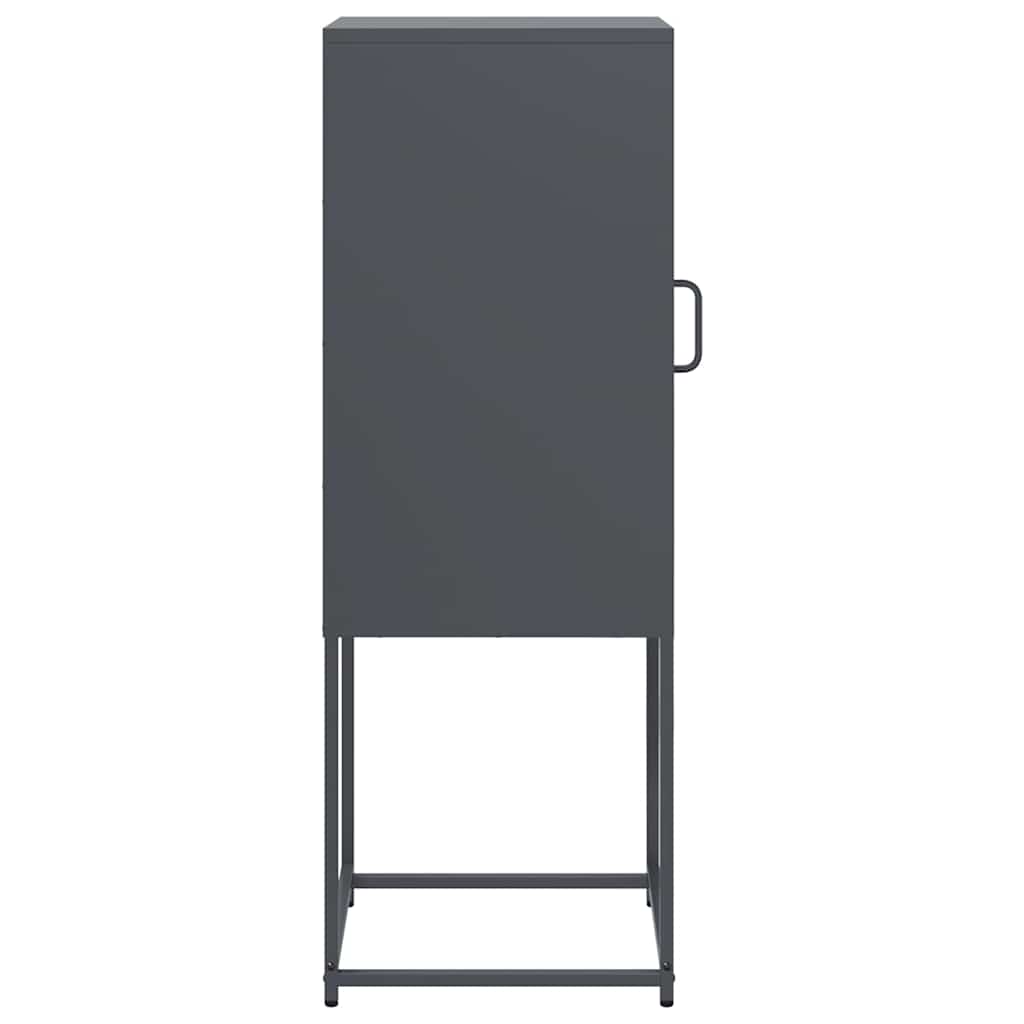 vidaXL Sideboard Anthracite 36x39x107 cm Cold-rolled Steel 6