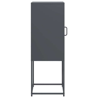 vidaXL Sideboard Anthracite 36x39x107 cm Cold-rolled Steel 6
