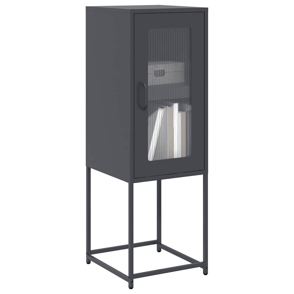 vidaXL Sideboard Anthracite 36x39x107 cm Cold-rolled Steel 1