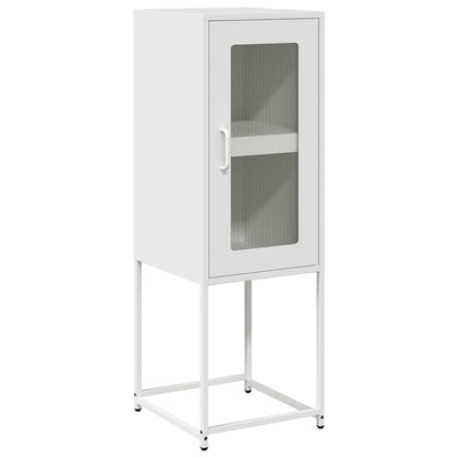 vidaXL Sideboard White 36x39x107 cm Cold-rolled Steel 2