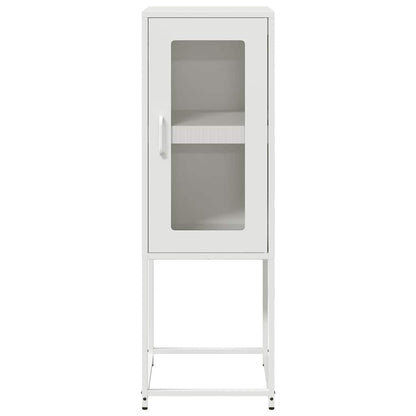 vidaXL Sideboard White 36x39x107 cm Cold-rolled Steel 5