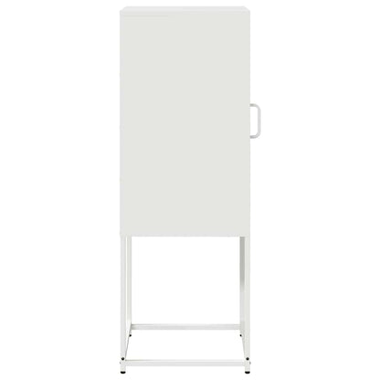 vidaXL Sideboard White 36x39x107 cm Cold-rolled Steel 6