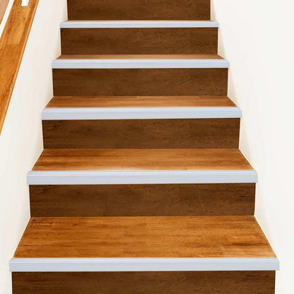 vidaXL Stair Nosings in L-shape 5 pcs Aluminium 90 cm Silver