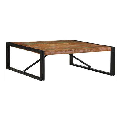 Coffee Table Multicolour Solid Wood Reclaimed 100 cm 100 cm Solid reclaimed wood