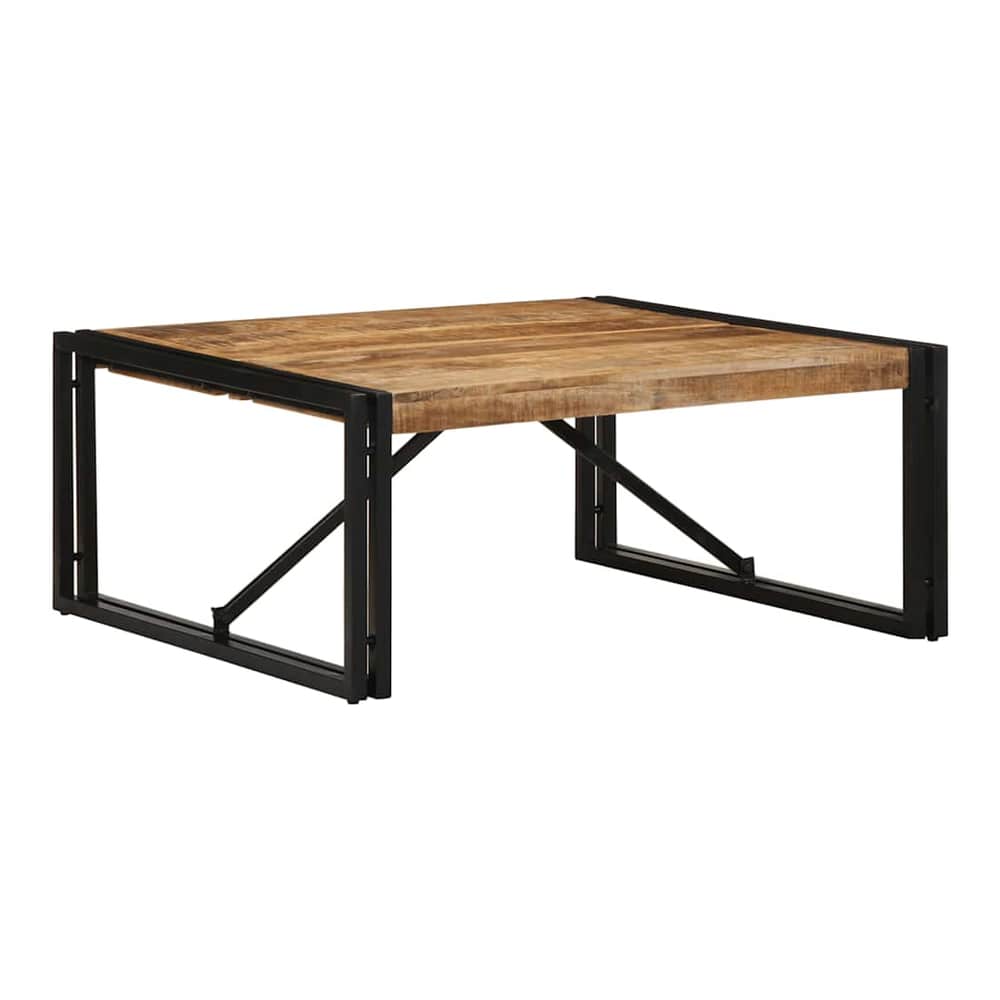 Coffee Table Multicolour Solid Wood Reclaimed 80 cm 80 cm Solid rough mango wood