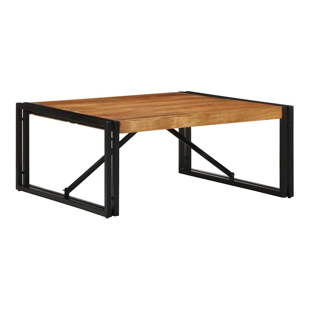 Coffee Table Multicolour Solid Wood Reclaimed 80 cm 80 cm Solid acacia wood