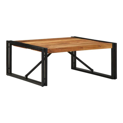 Coffee Table Multicolour Solid Wood Reclaimed 80 cm 80 cm Solid acacia wood
